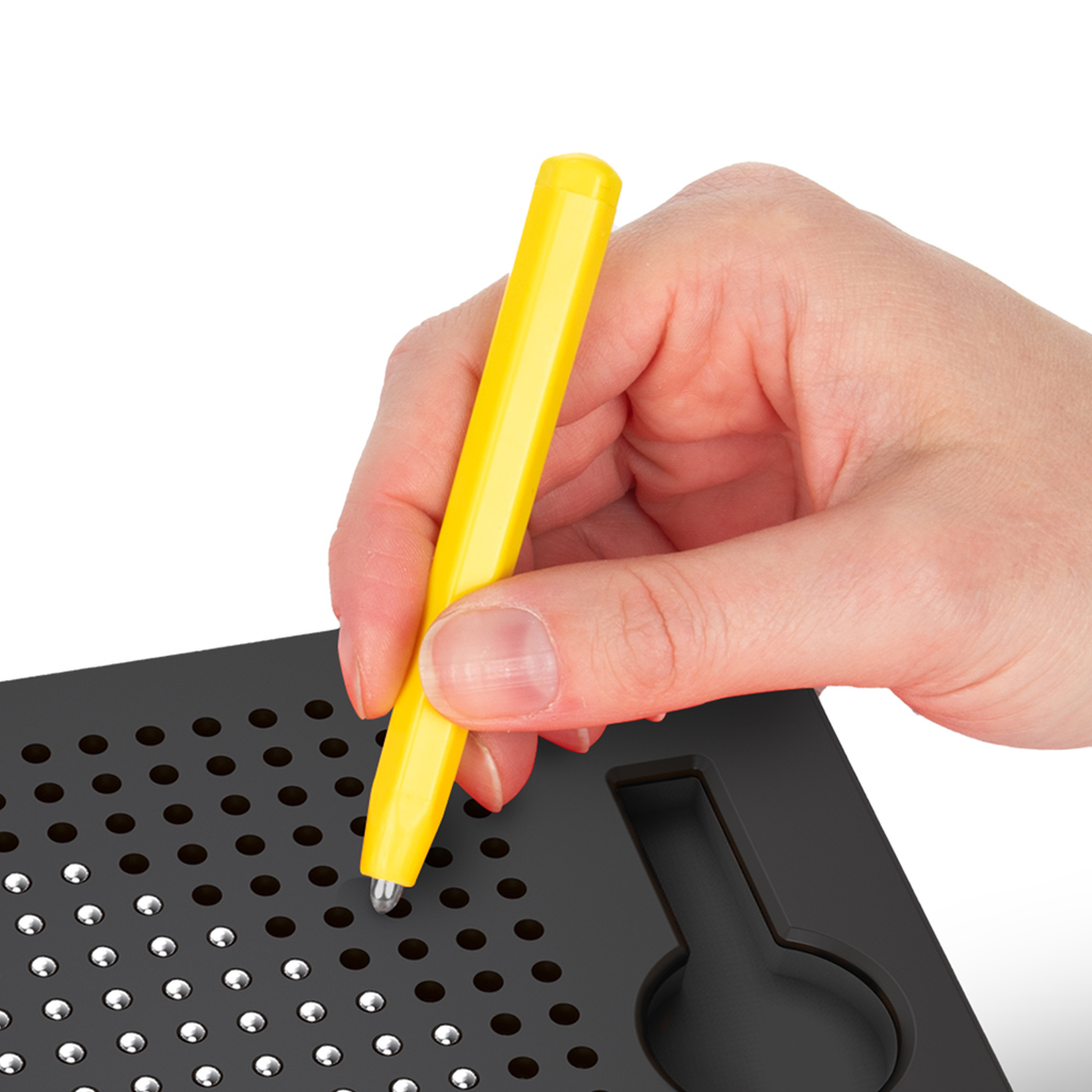 Magnetická tabuľka na kreslenie s guličkami a perom kép 4