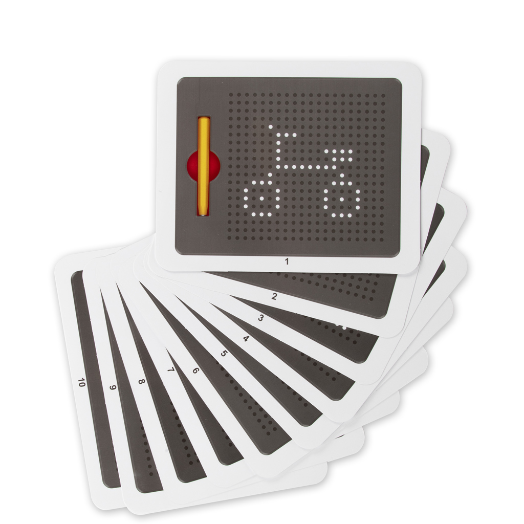 Magnetická tabuľka na kreslenie s guličkami a perom kép 5