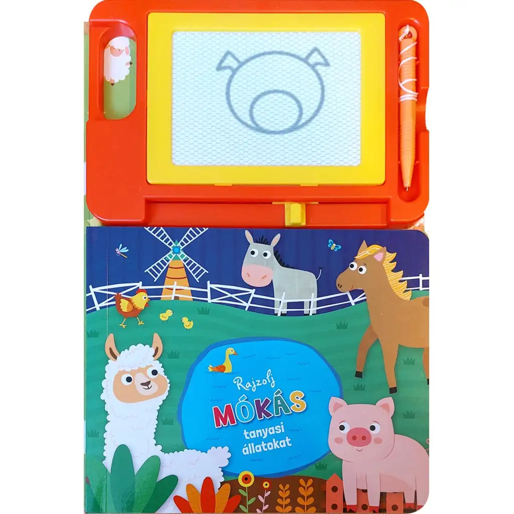 Magnetická tabuľa - Kresli veselé farmárske zvieratá kép 2