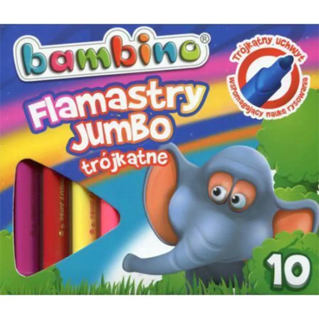 Bambino: Jumbo színes filctoll 10db-os szett kép 1