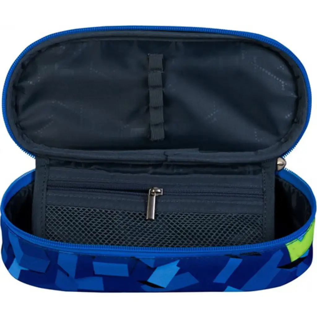 St.Right 3D Blocks modrý oválny peračník 23cm kép 2