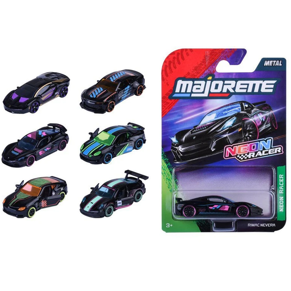 Majorette: Neon Racer gyűjthető kisautó 1/64 1db - Simba Toys kép 1