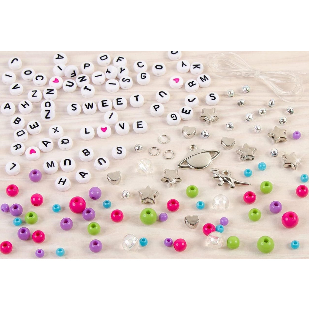 Make It Real: Očarujúce náramky - Písmená a korálky kép 2