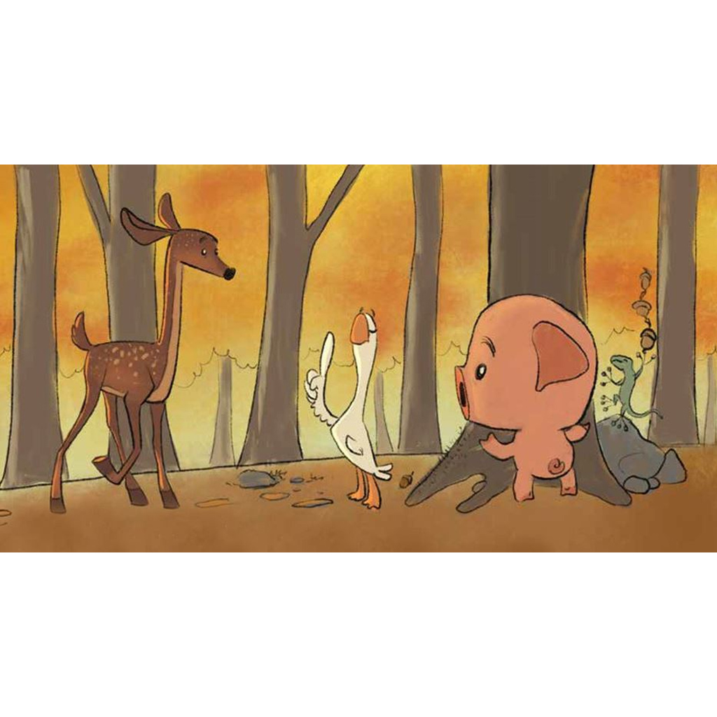 Prasiatko a Húska na výlete, diapásmo kép 2