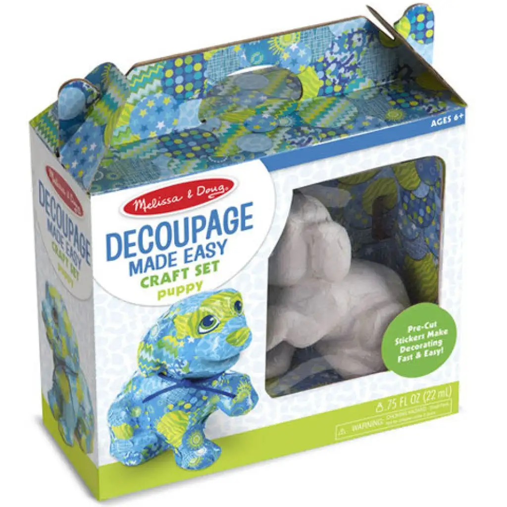 Malý psík decoupage set - Melissa & Doug