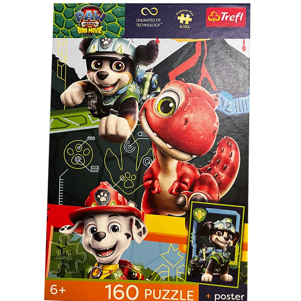 Mancs Őrjárat A dinófilm 160db-os UFT puzzle poszterrel - Trefl kép 1