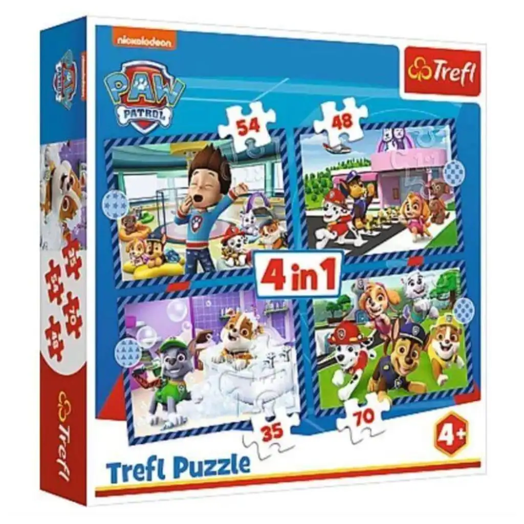 Paw Patrol 4 v 1 70-54-48-35 ks puzzle - Trefl
