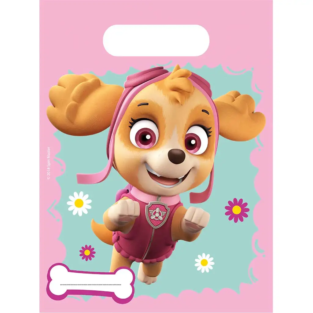 Taška s darčekmi Tlapková patrola – sada 6 ks