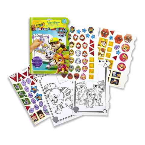 Omaľovánka so samolepkami Tlapkova patrola - Crayola kép 2
