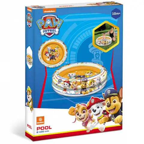 Mancs őrjárat: A csapat három gyűrűs medence 100cm - Mondo Toys kép 1