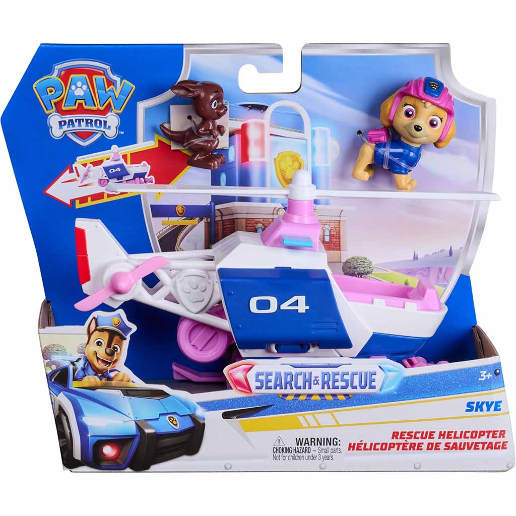 Paw Patrol: Search & Rescue Natiahnuteľné Skye vozidlo s figúrkou - Spin Master