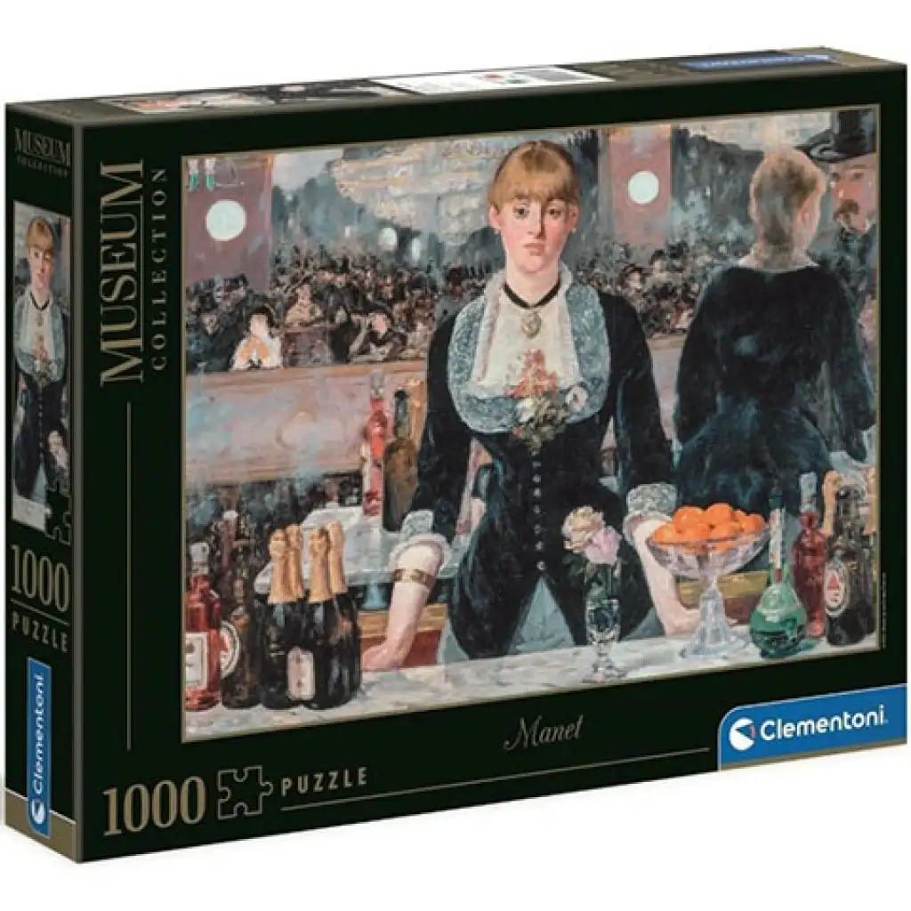 Manet: Bar Folie Bergeren Múzeum HQC puzzle 1000ks - Clementoni