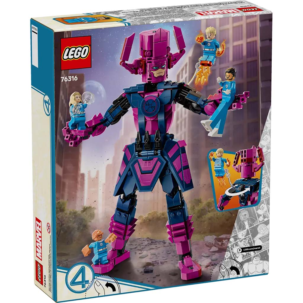 LEGO® Marvel: Fantastická štvorka vs. Galactus stavebná figúrka (76316) kép 2