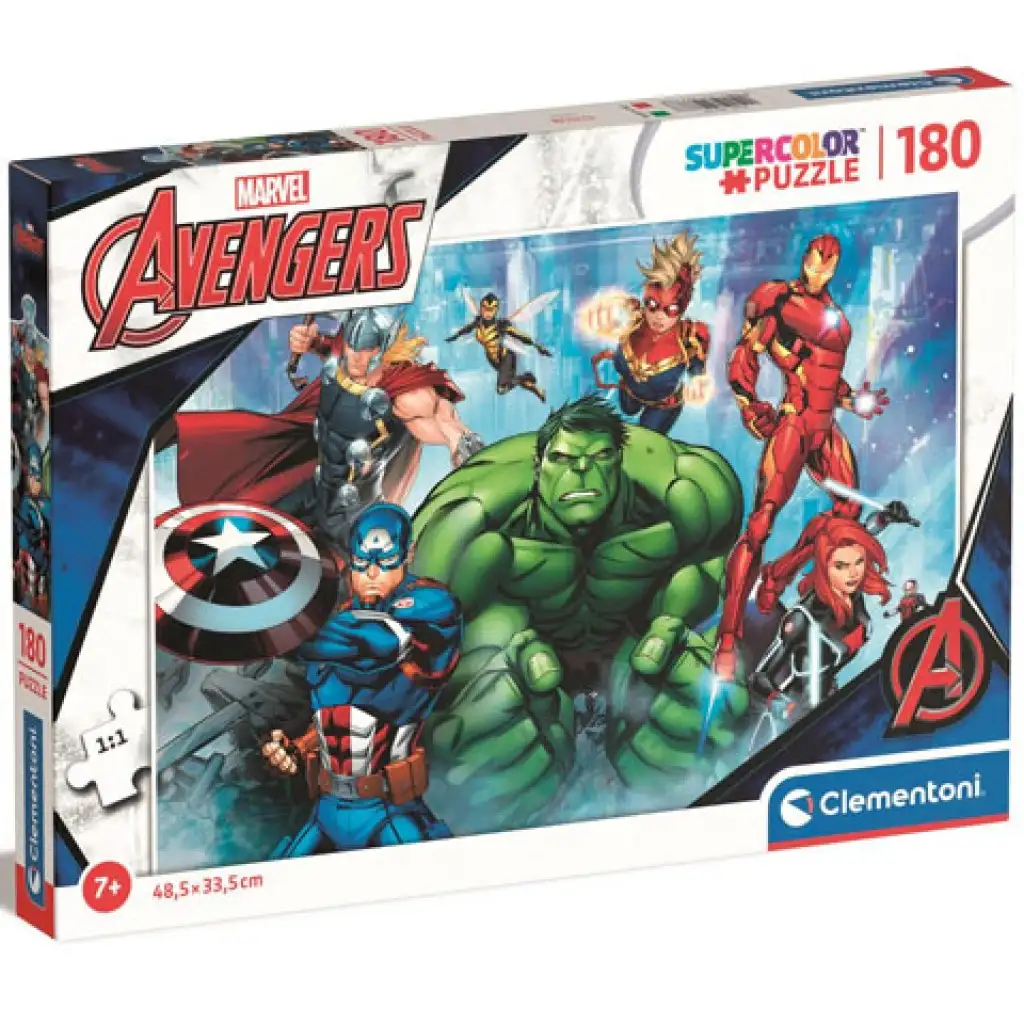 Marvel: Avengers Supercolor puzzle 180ks - Clementoni
