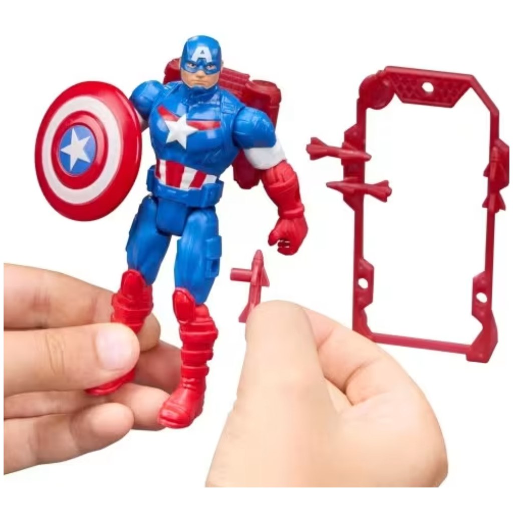 Marvel Mstitelia Action Verse – figúrka Kapitána Ameriky – Hasbro kép 2