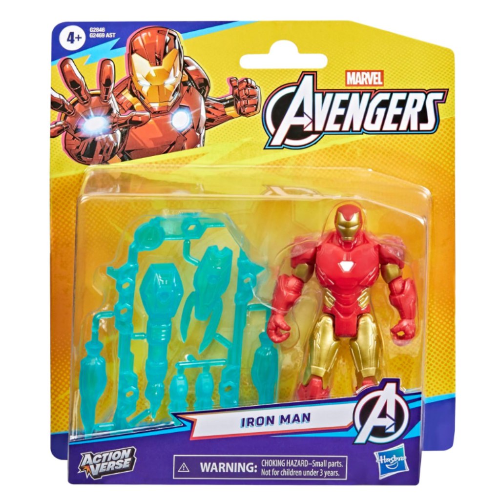 Marvel Mstitelia Action Verse figúrka Iron Mana – Hasbro