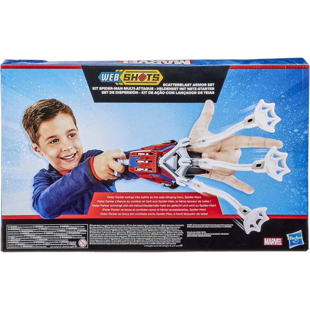 Marvel Spider-Man: Web Shots Scatterblast Armor herná súprava - Hasbro kép 2