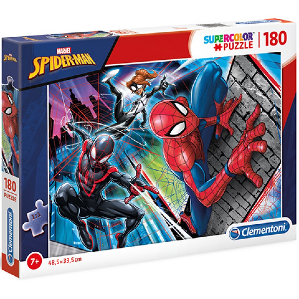 Marvel Spiderman Supercolo 180 dielne puzzle - Clementoni
