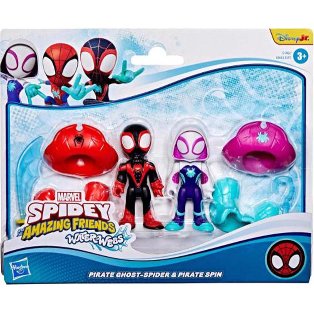 Póki a jeho úžasní priatelia: Water-Webs pirát Ghost-Spider a pirát Spin hracia súprava - Hasbro