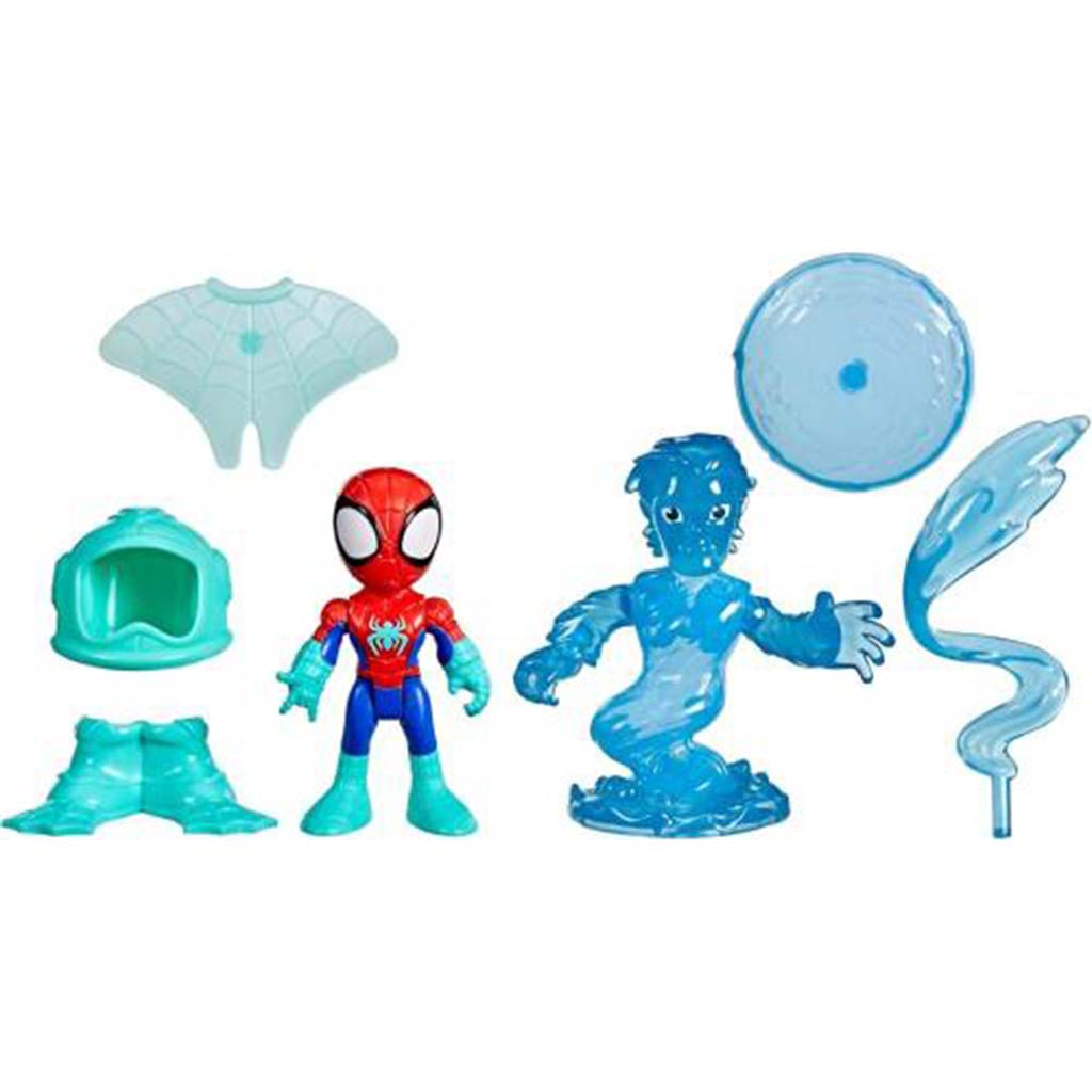 Póki a jeho úžasní priatelia: Water-Webs Póki a Hydro-Man - sada hračiek - Hasbro kép 2