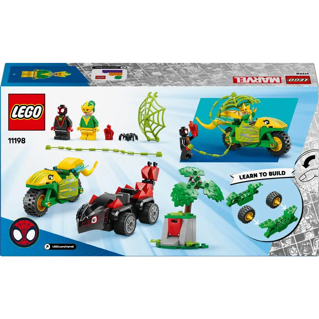 LEGO® Marvel: Spin a Electro - Naháňačka s dino vozidlom (11198) kép 2