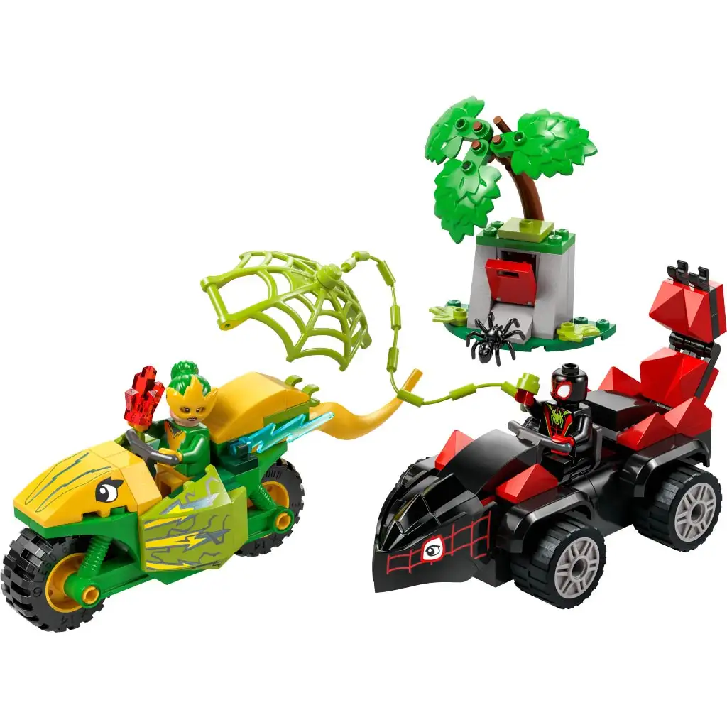 LEGO® Marvel: Spin a Electro - Naháňačka s dino vozidlom (11198) kép 3