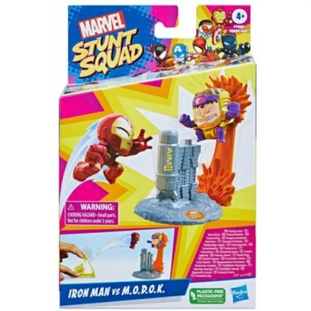 Marvel Stunt Squad: Vasember vs. M.O.D.O.K. kilövőjáték szett - Hasbro kép 1