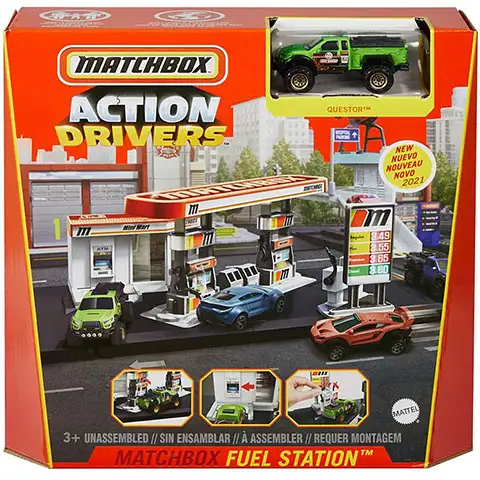 Matchbox: Action Drivers Čerpacia stanica - Mattel