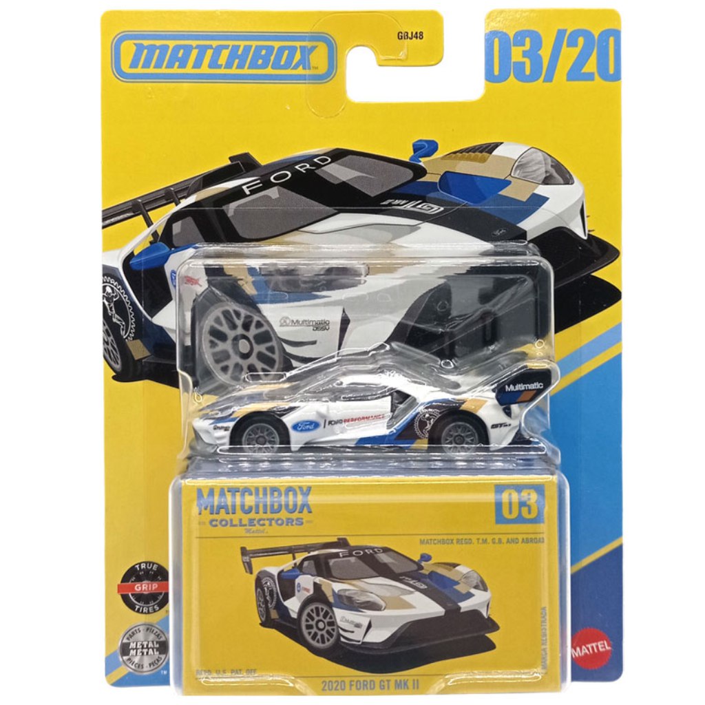 Matchbox Zberatelia: 2020 Ford GT Mk II model auta v krabičke 1/64 - Mattel