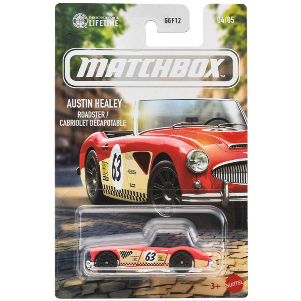 Matchbox Ikonikus Austin Healey Roadster kisautó 1/64 – Mattel kép 1