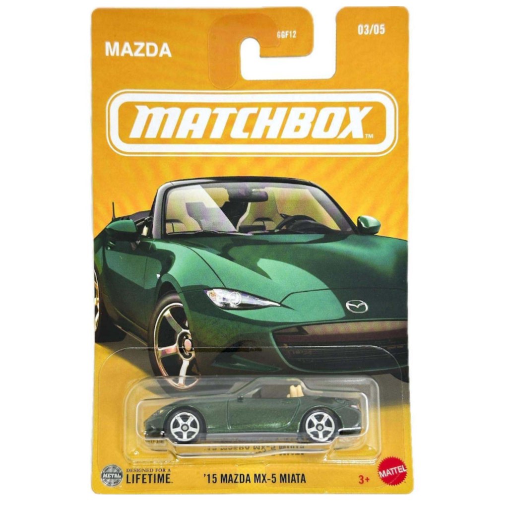 Matchbox: Ikonické malé autíčko 2015 Mazda MX-5 Miata 1/64 - Mattel