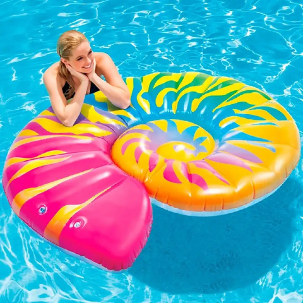 Matrac Dúhový domček morského slimáka 157x127x25cm - Intex