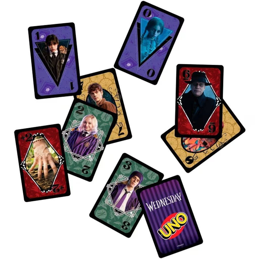 Kartová hra UNO Wednesday – Mattel kép 3