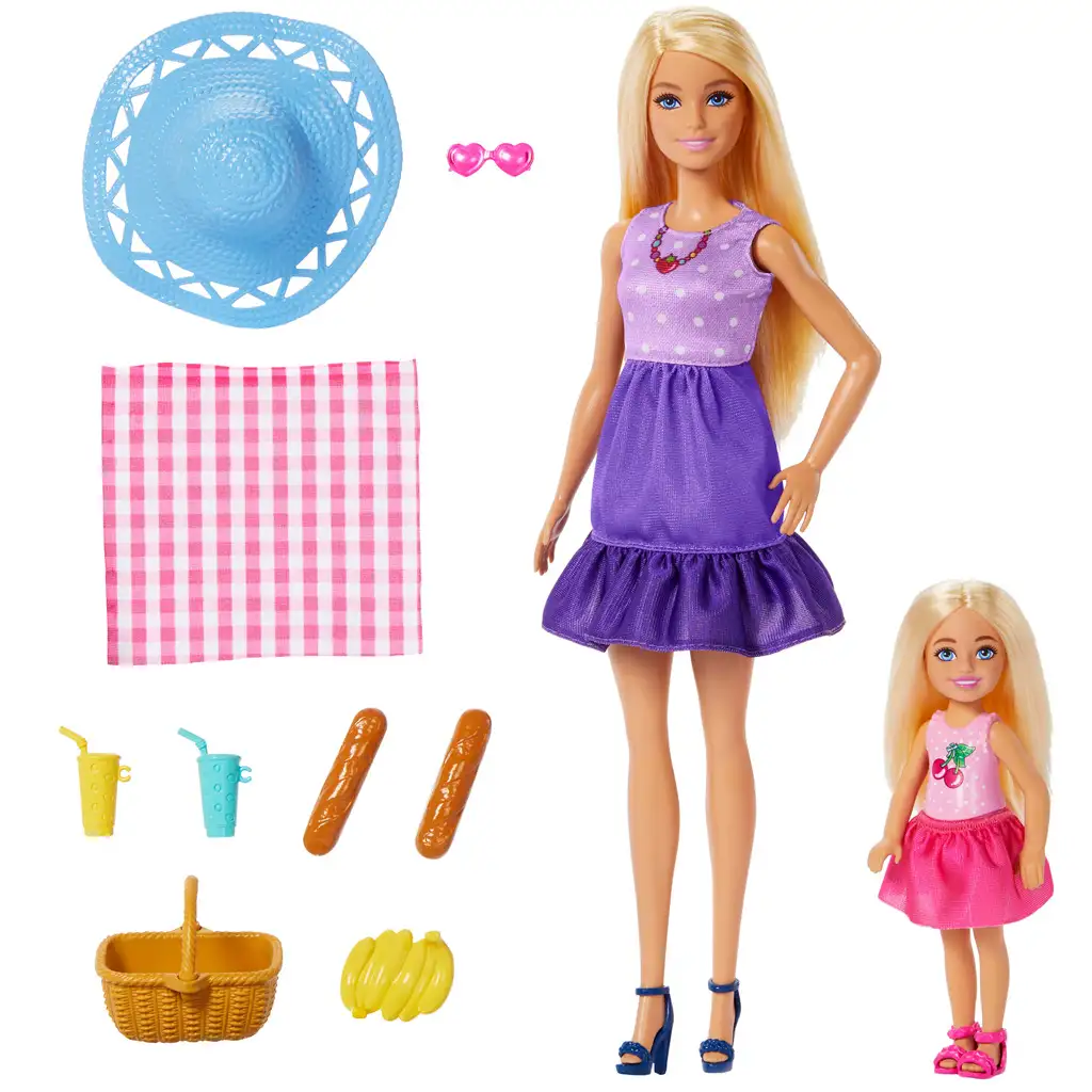 Barbie: Barbie a Chelsea duo pikniková súprava - Mattel kép 2