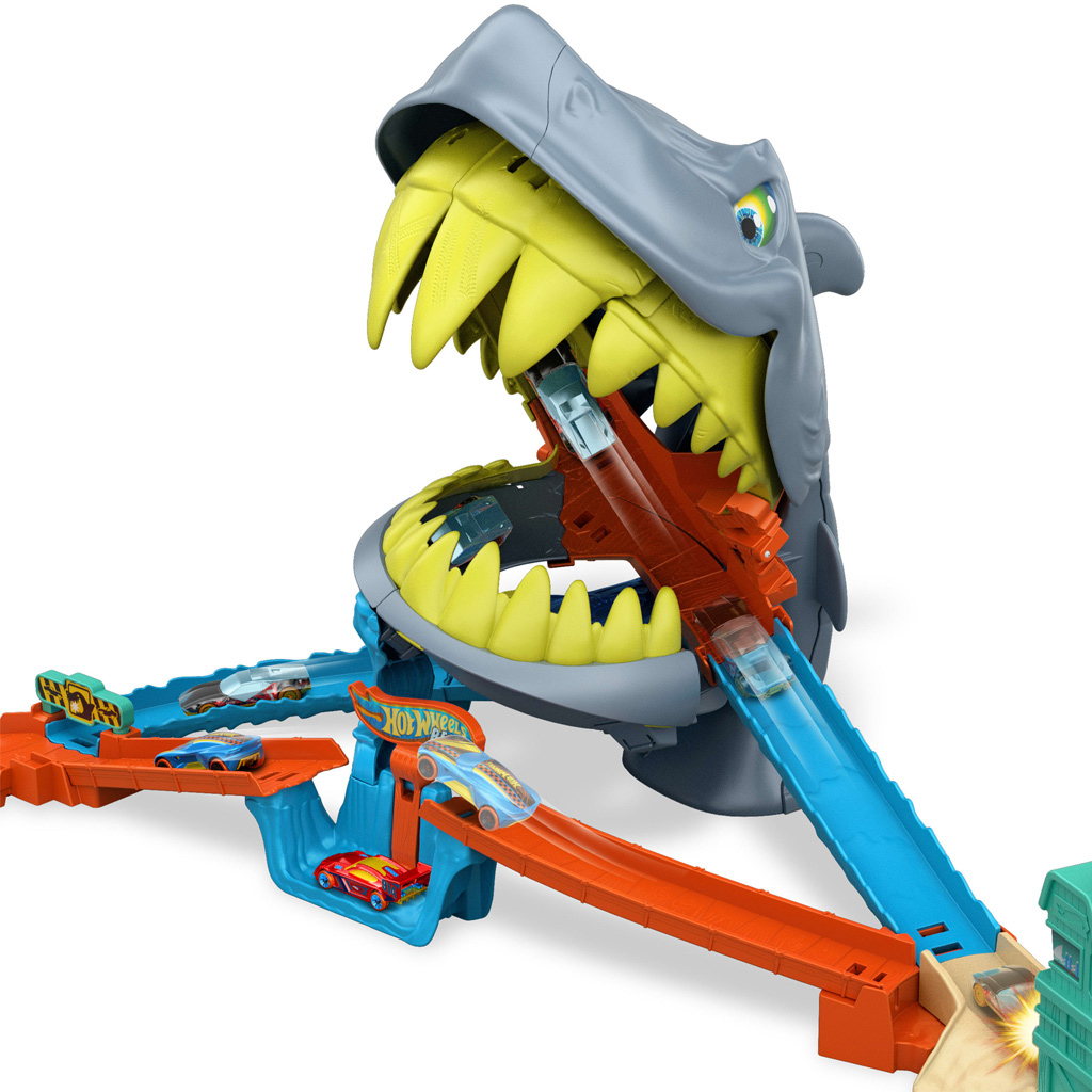 Hot Wheels: Útok žraloka – dráhová sada s autíčkom - Mattel kép 2