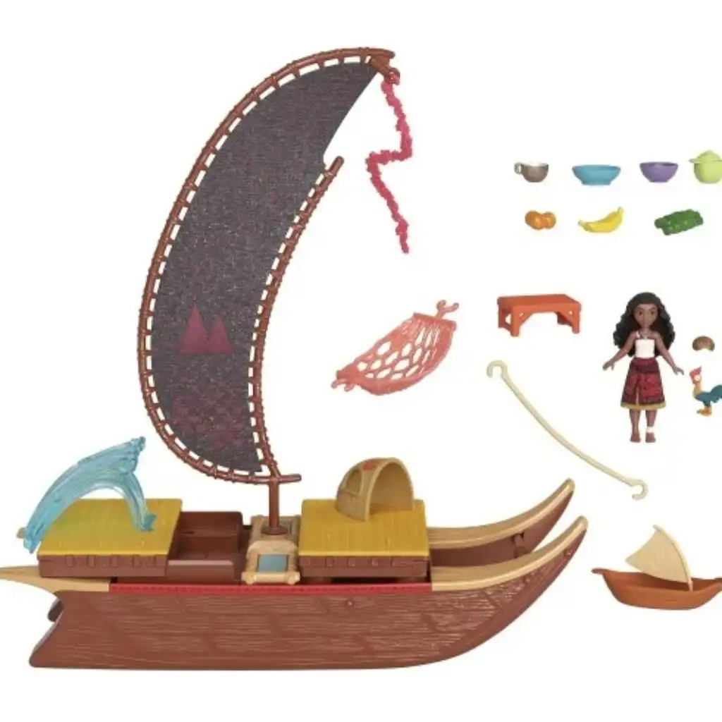 Disney+Princezné: Vaiana 2 Čarovná plachetnica herný set - Mattel kép 2