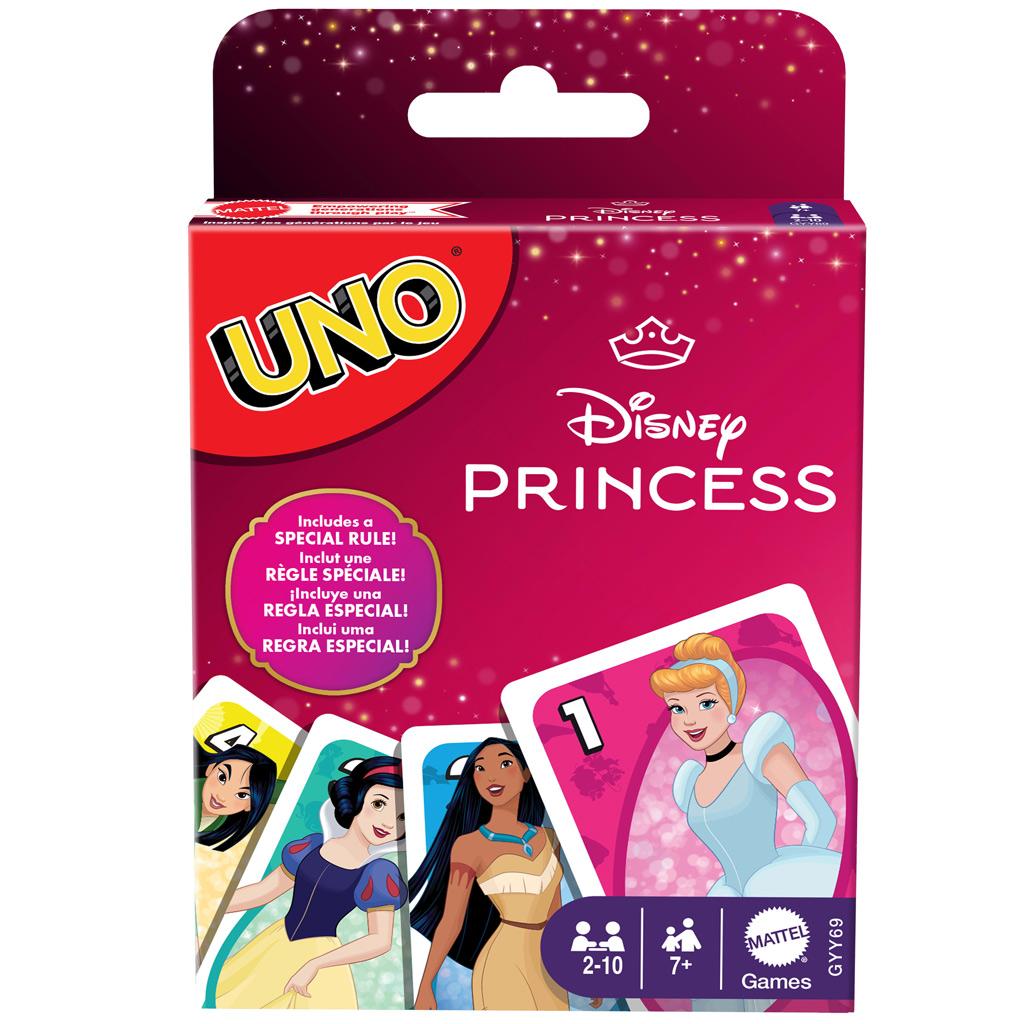 Disney Princess UNO kártyajáték - Mattel kép 1