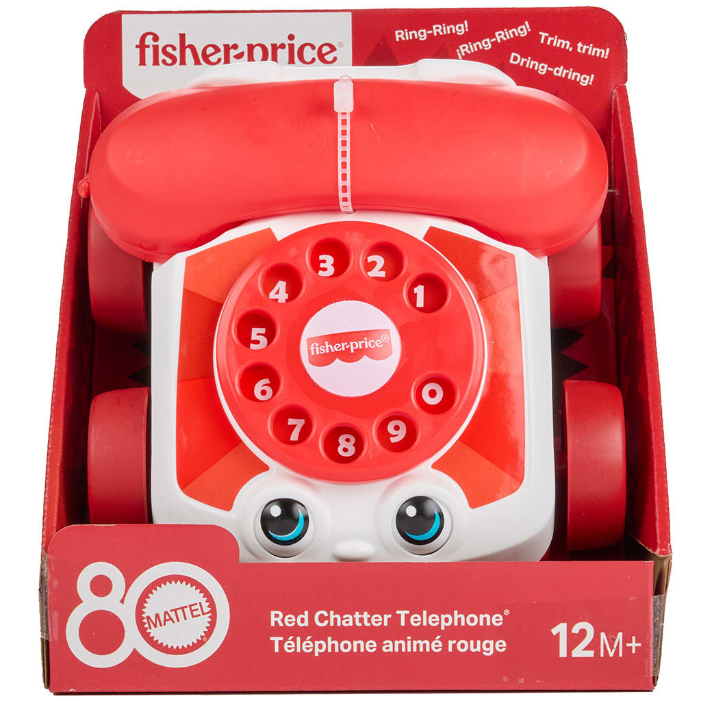 Fisher-Price: Bľabotajúci telefón 80. výročná edícia - Mattel