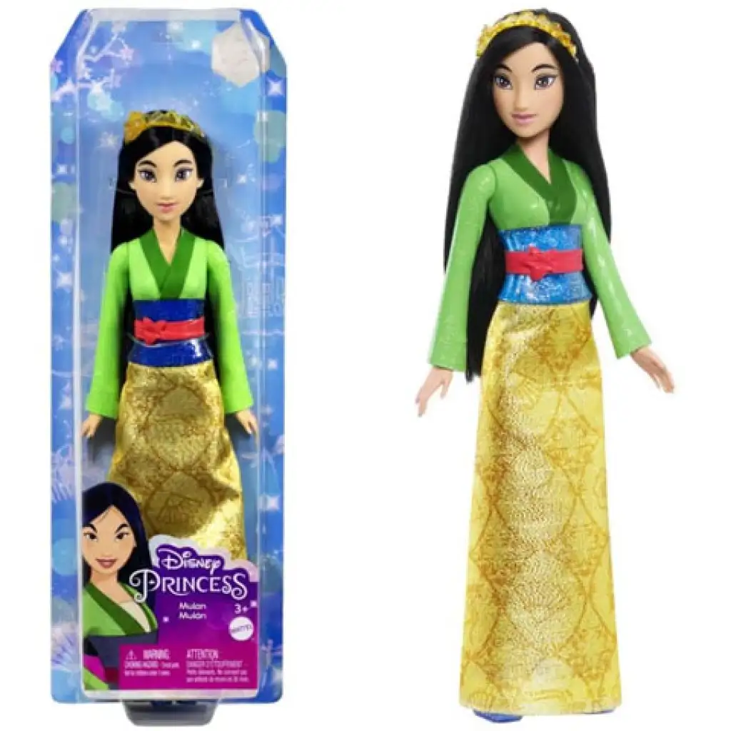 Disney Princess Trblietavá bábika princezná Mulan - Mattel