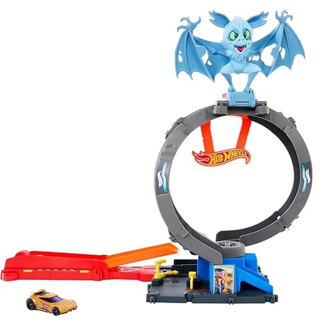 Hot Wheels: Dráhový závod s Batmanovým loopom - Mattel kép 3