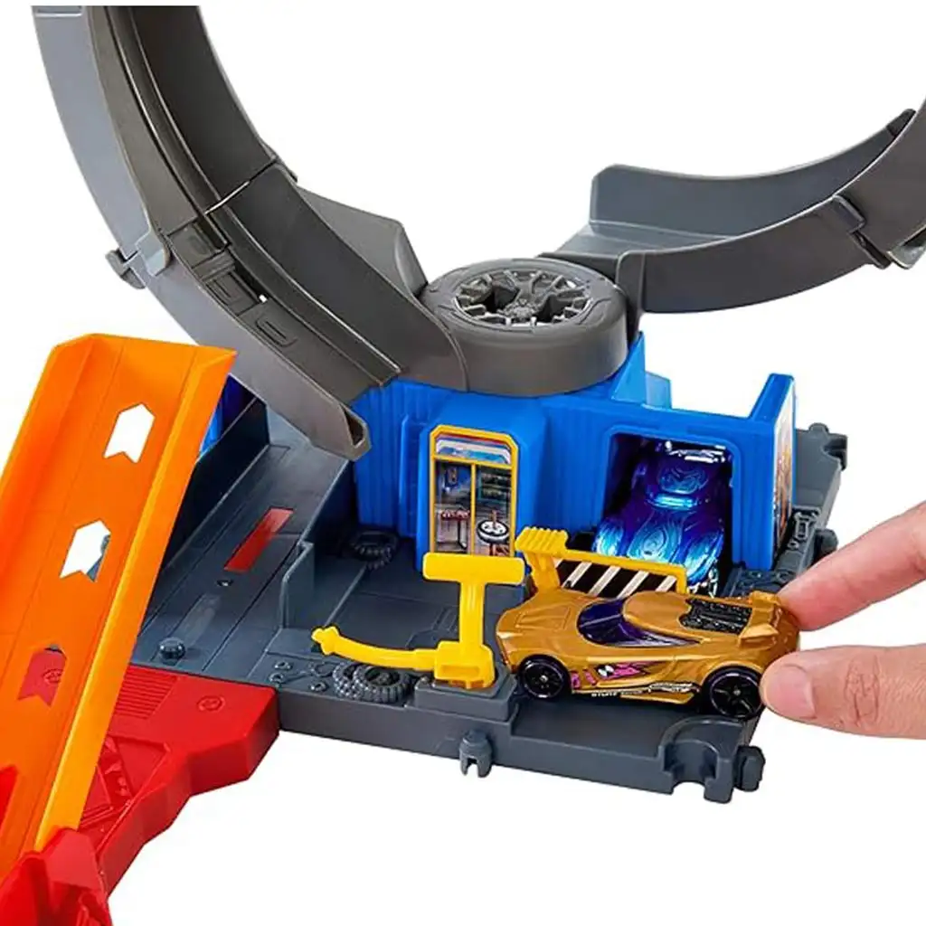 Hot Wheels: Dráhový závod s Batmanovým loopom - Mattel kép 4