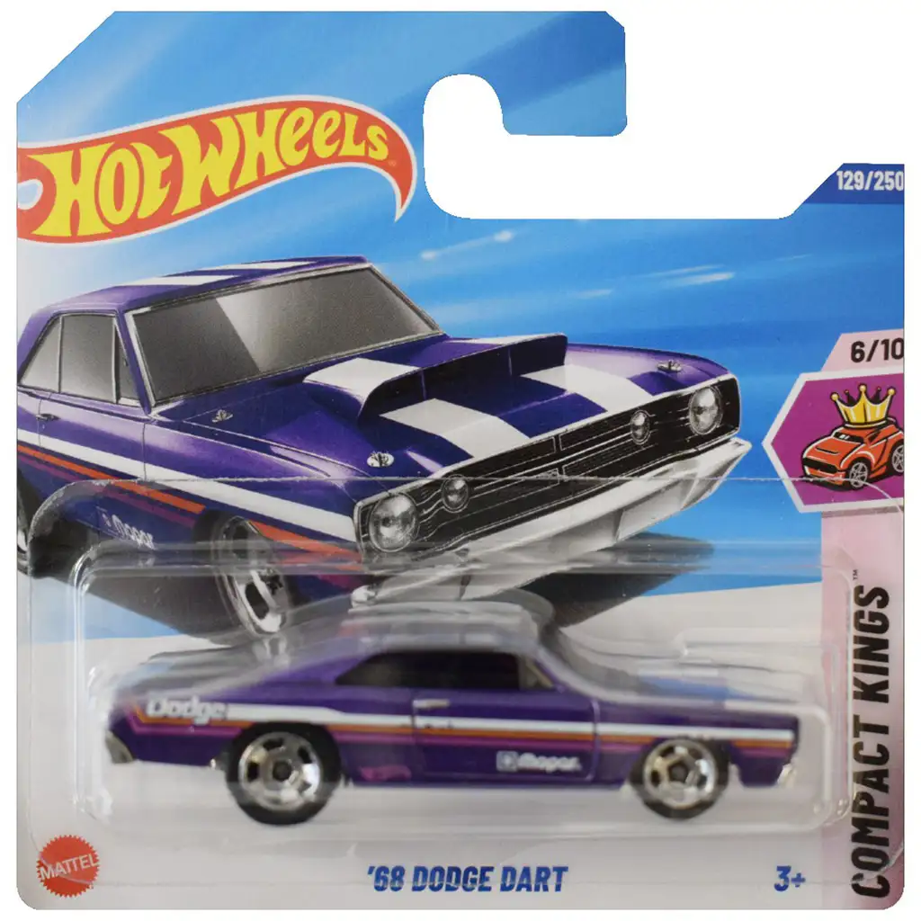 Hot Wheels: 68 Dodge Dart autíčko 1/64 - Mattel