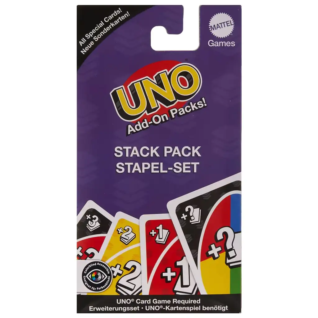 UNO: Büntető pakk kiegészítő kártyacsomag - Mattel kép 1