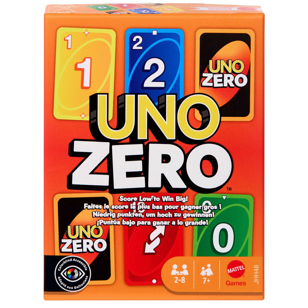 UNO Zero kartová hra - Mattel kép 1