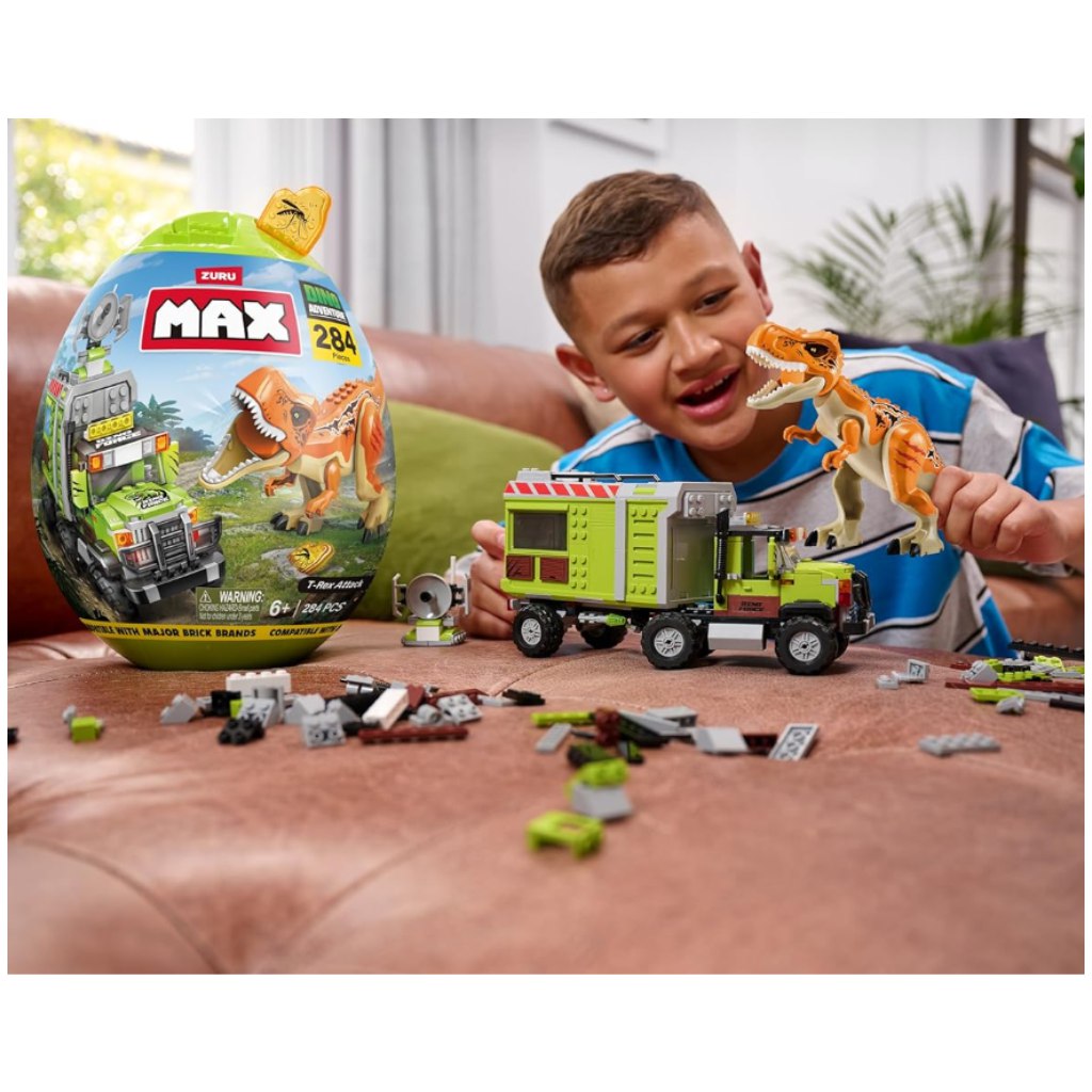 MAX Dino Adventure dinosauří vajíčko kapsula, 310 ks kép 3