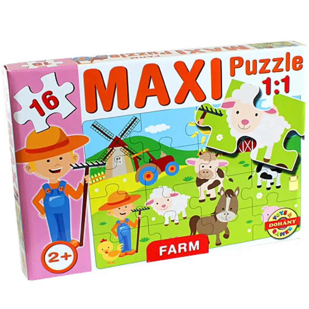 Maxi puzzle Farma - D-Toys kép 1