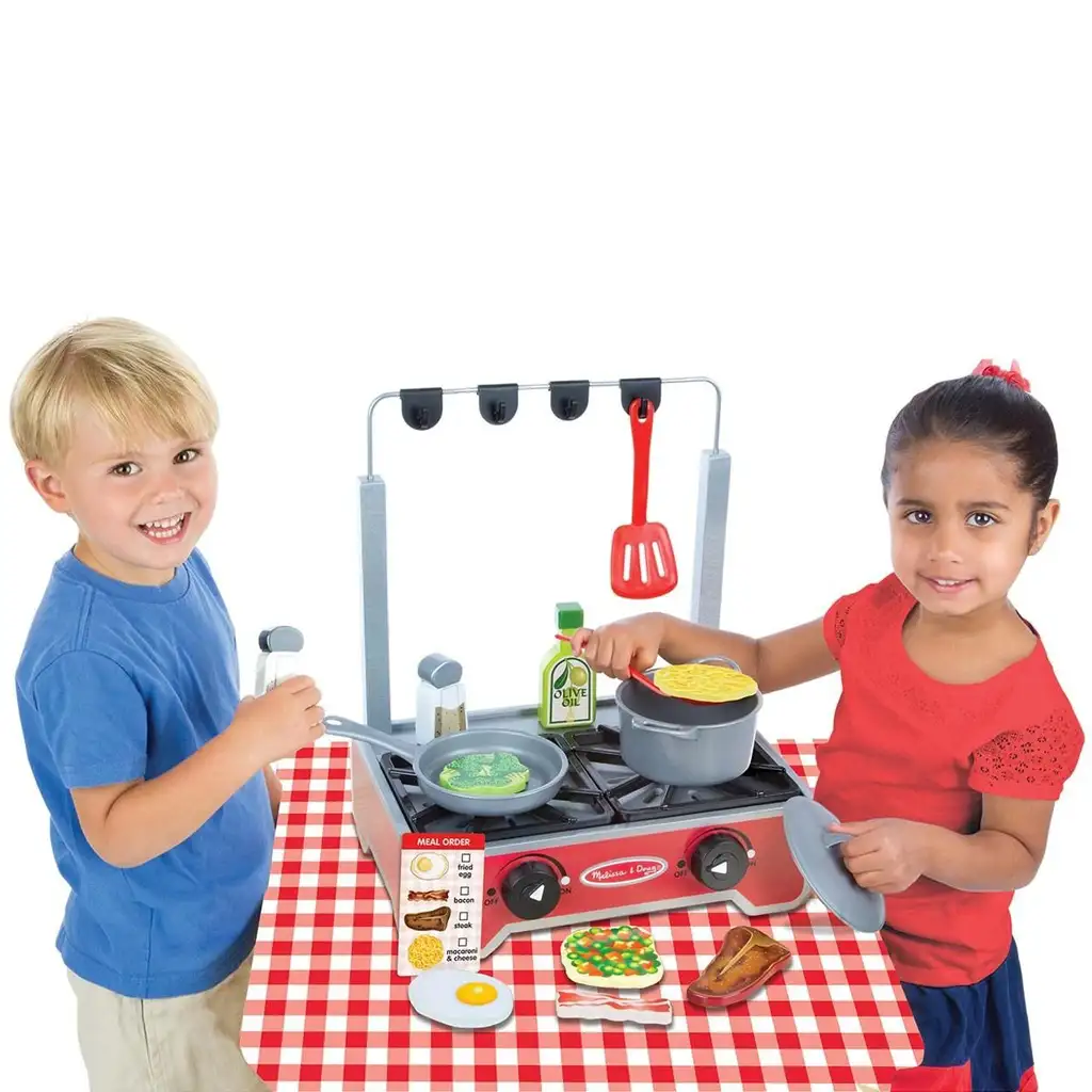 Sütés-Főzés: Delux fa sütőkészlet - Melissa & Doug kép 3