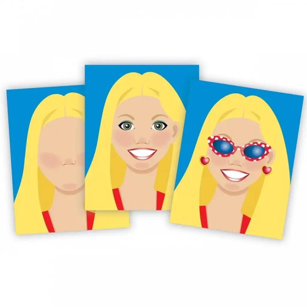 Melissa & Doug: Vytvor tvár nálepková kreatívna sada kép 3