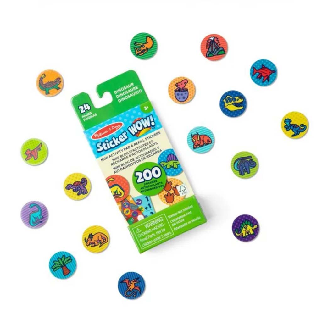 Melissa & Doug: Mini Sticker Wow! – Dino – Spin Master kép 2