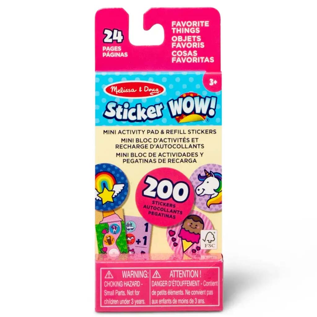 Melissa&Doug: Mini Sticker Wow! - Obľúbené predmety - Spin Master